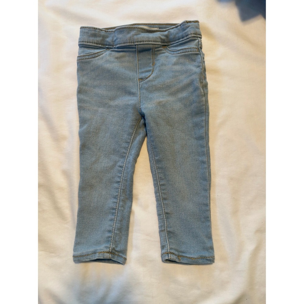 Levi's Toddler Light Wash‎ Denim Jeans Adjustable Waist 12M